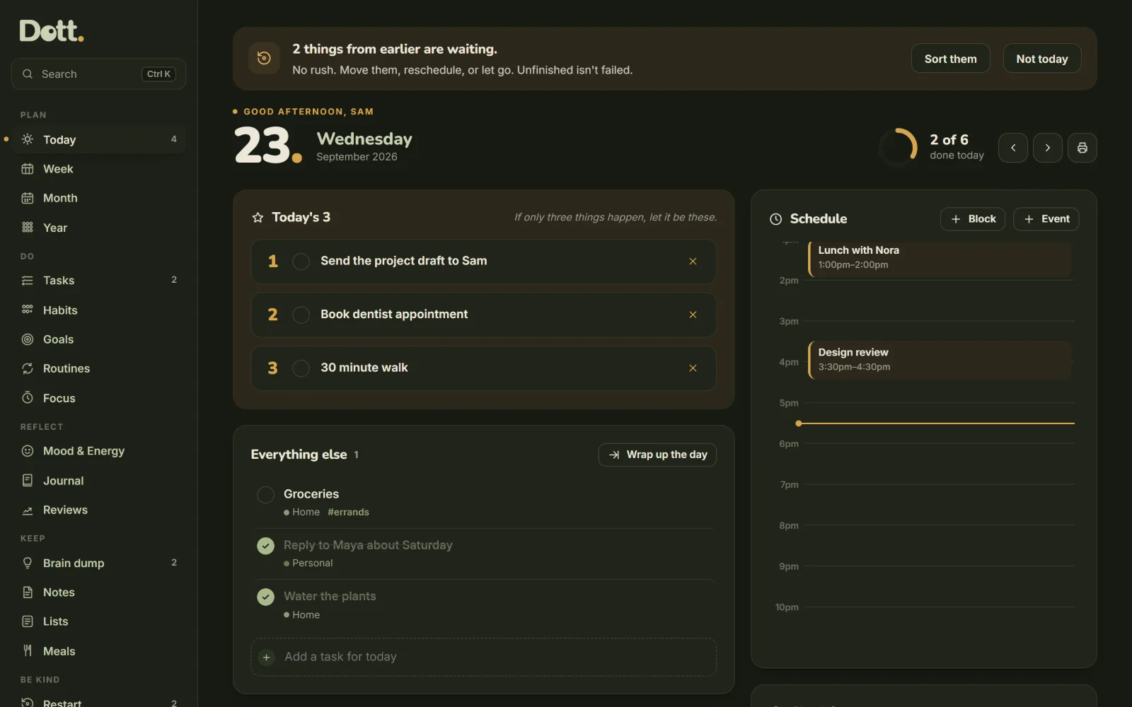 Dark mode